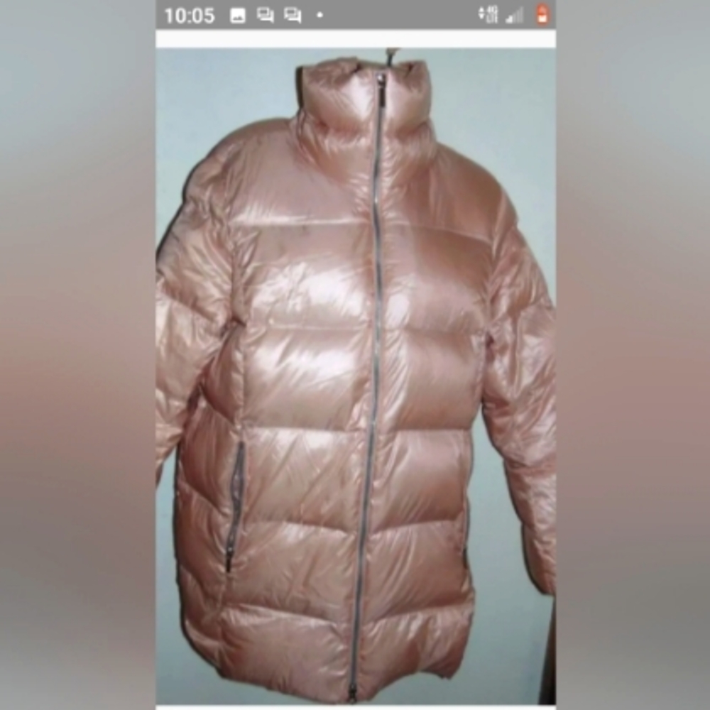 Land End Pale Pink Puffer 1X